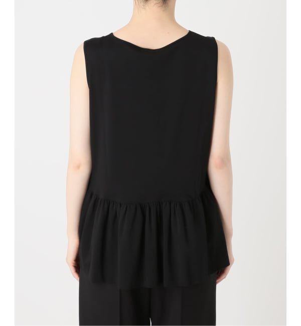 VERMEIL par iena「《予約》ペプラム ノースリーブプルオーバー」|Tシャツ・カットソー|