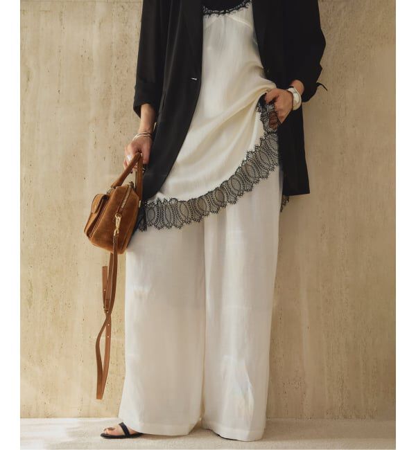 VERMEIL par iena「《予約》トリアセリネンパンツ」|その他|