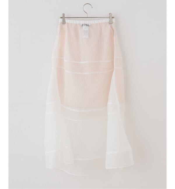 IENA LA BOUCLE「VIOLETTE ROOM バイオレットルーム cord organza スカート VR261921」|スカート|