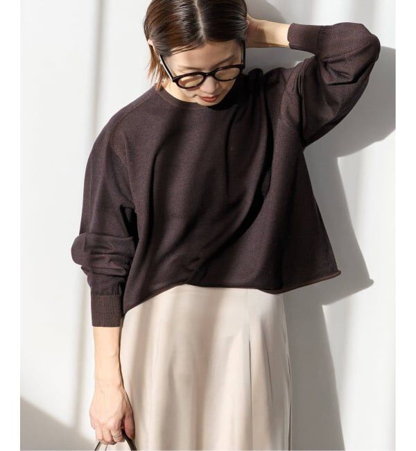 IENA「《新色あり/追加5》LEVITAコットンプルオーバー」|ニット・セーター|