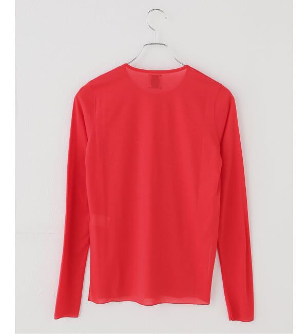 IENA「GGG/ジージージー Side Slit Crew Neck Long Sleeve T Tシャツ 02-01-1854」|Tシャツ・カットソー|