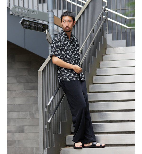 Paris Saint-Germain「【隈 研吾 &times; Paris Saint-Germain】グラフィックプリント オープンカラーシャツ」|シャツ・ブラウス|