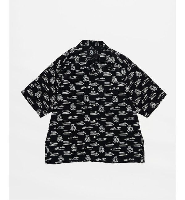 Paris Saint-Germain「【隈 研吾 &times; Paris Saint-Germain】グラフィックプリント オープンカラーシャツ」|シャツ・ブラウス|