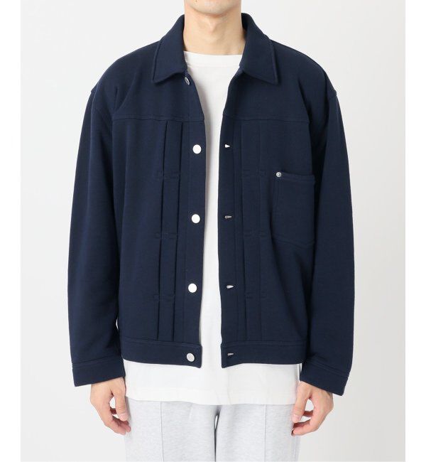 EDIFICE「【LOOPWHEELER for LOWERCASE &times; POGGYTHEMAN】別注 スウェット トラッカージャケット」|その他|