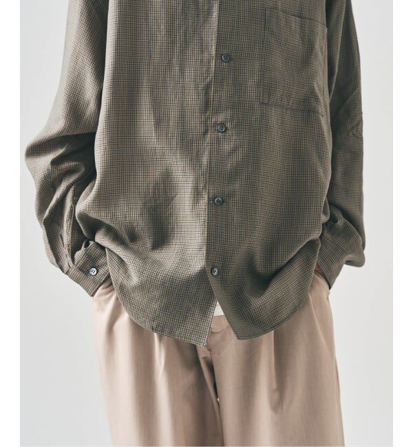 417 EDIFICE「マイクロチェック  シャツ」|シャツ・ブラウス|