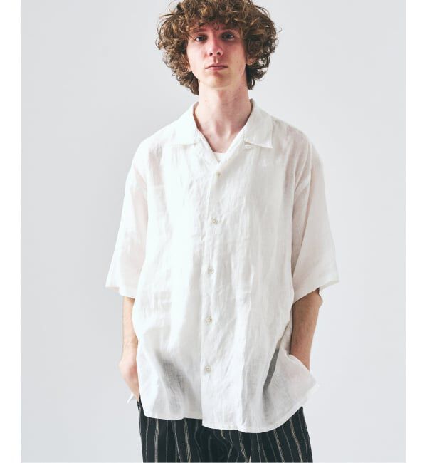 417 EDIFICE「ノルマンディーリネン S/Sシャツ」|シャツ・ブラウス|
