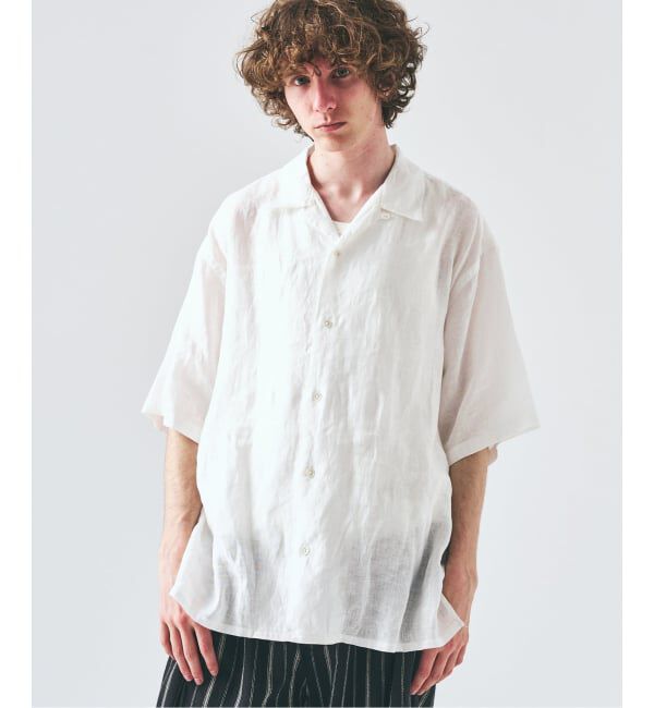 417 EDIFICE「ノルマンディーリネン S/Sシャツ」|シャツ・ブラウス|