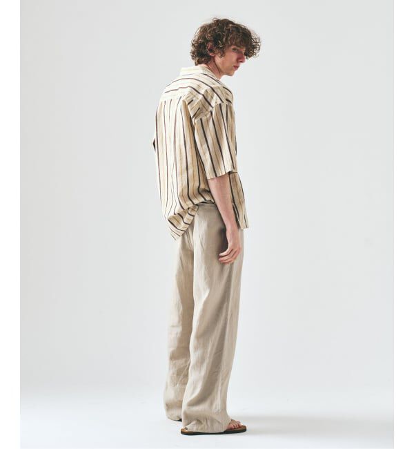 417 EDIFICE「ノルマンディーリネン S/Sシャツ」|シャツ・ブラウス|