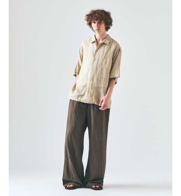 417 EDIFICE「ノルマンディーリネン S/Sシャツ」|シャツ・ブラウス|