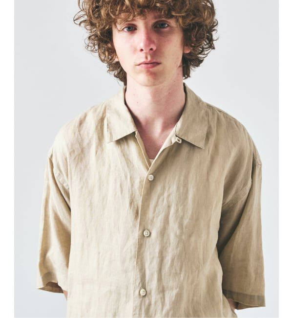 417 EDIFICE「ノルマンディーリネン S/Sシャツ」|シャツ・ブラウス|