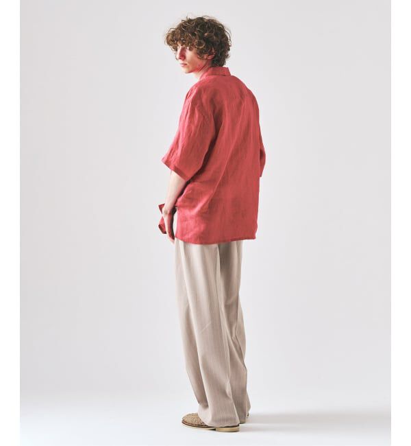 417 EDIFICE「ノルマンディーリネン S/Sシャツ」|シャツ・ブラウス|