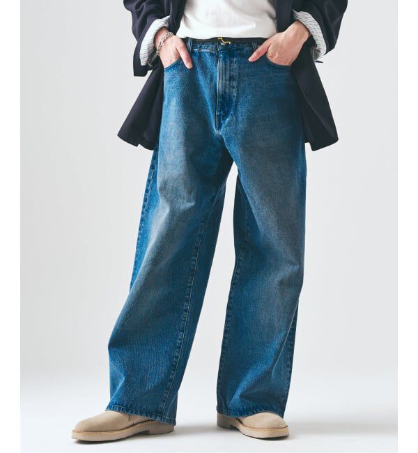 417 EDIFICE「12.5OZ フェードグレー ワイドデニム」|デニム|