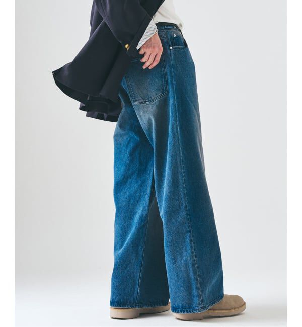 417 EDIFICE「12.5OZ フェードグレー ワイドデニム」|デニム|