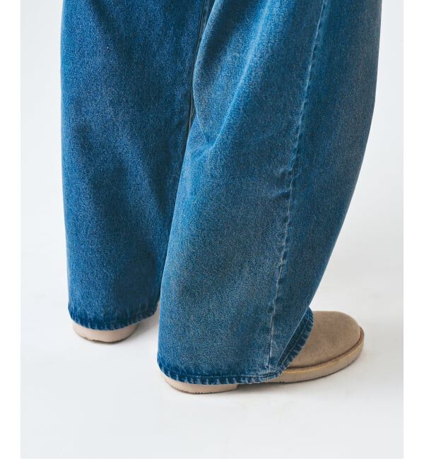 417 EDIFICE「12.5OZ フェードグレー ワイドデニム」|デニム|