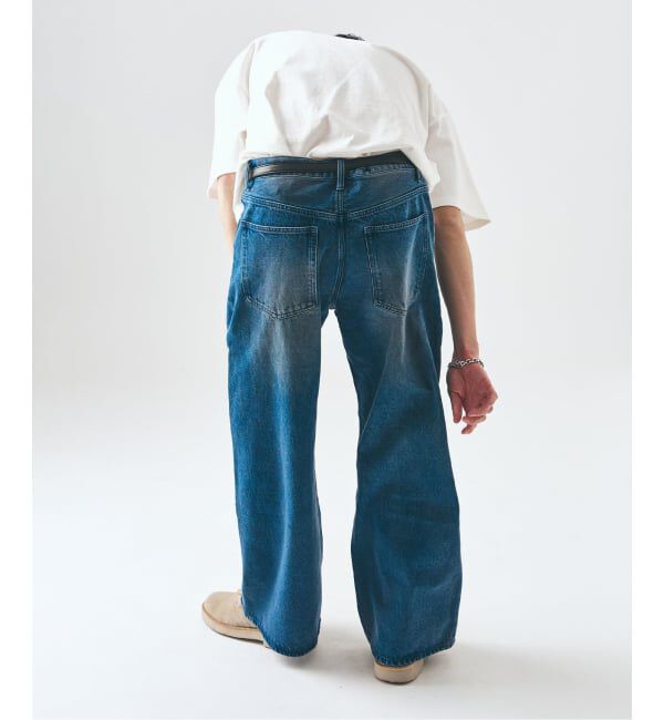 417 EDIFICE「12.5OZ フェードグレー ワイドデニム」|デニム|