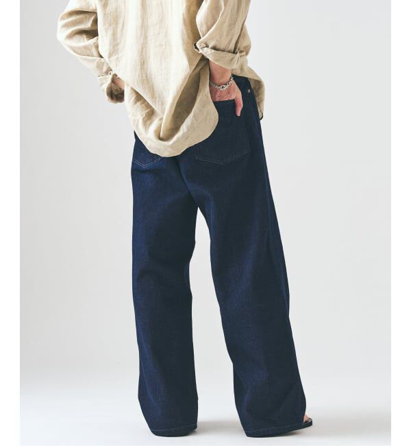 417 EDIFICE「12.5OZ フェードグレー ワイドデニム」|デニム|