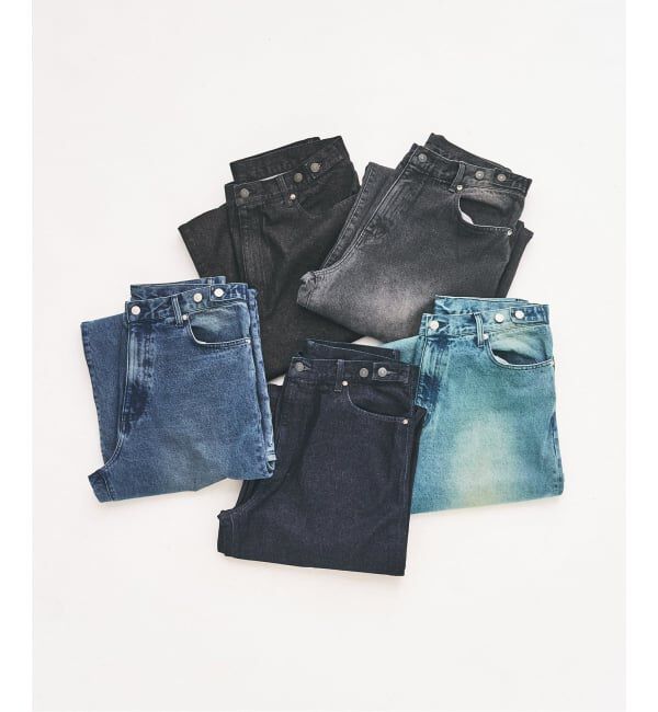 417 EDIFICE「12.5OZ フェードグレー ワイドデニム」|デニム|