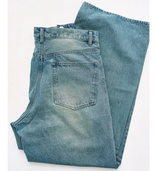 417 EDIFICE「12.5OZ フェードグレー ワイドデニム」|デニム|