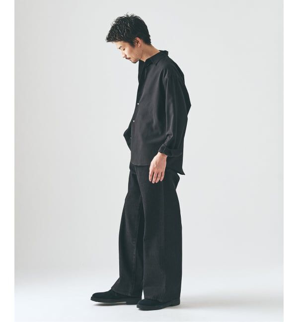 417 EDIFICE「12.5OZ フェードグレー ワイドデニム」|デニム|