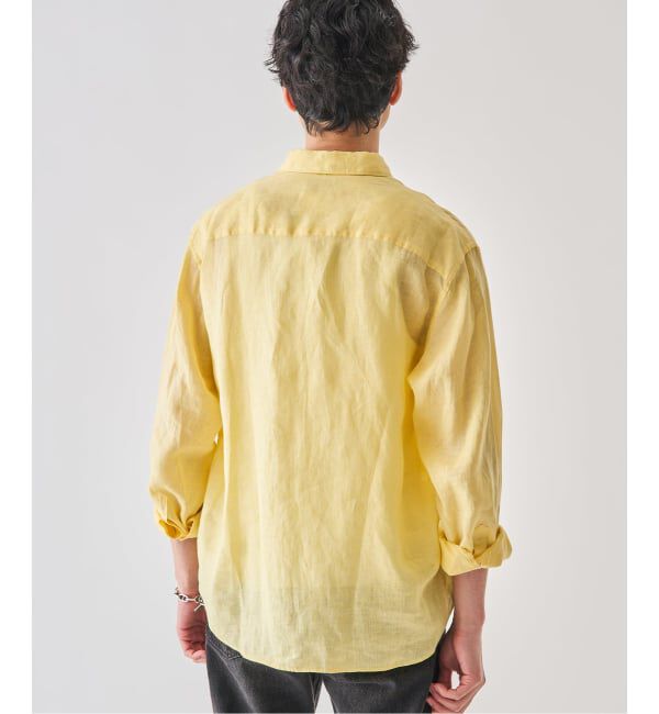 EDIFICE「《予約》シアー リネン レギュラーカラーシャツ」|シャツ・ブラウス|