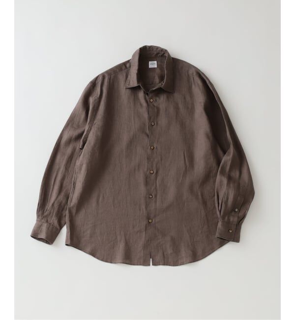 EDIFICE「《予約》シアー リネン レギュラーカラーシャツ」|シャツ・ブラウス|