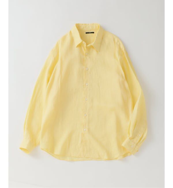 EDIFICE「《予約》シアー リネン レギュラーカラーシャツ」|シャツ・ブラウス|