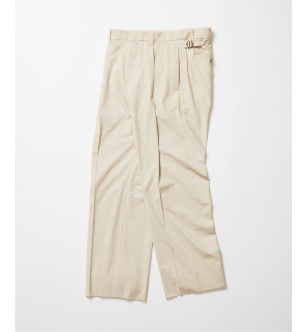 EDIFICE「《予約》サイド アジャスト ワイド パンツ」|スラックス|