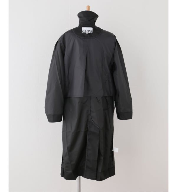 PULP「GANNI / ガニー Duchesse Nylon Trenchcoat」|トレンチコート|