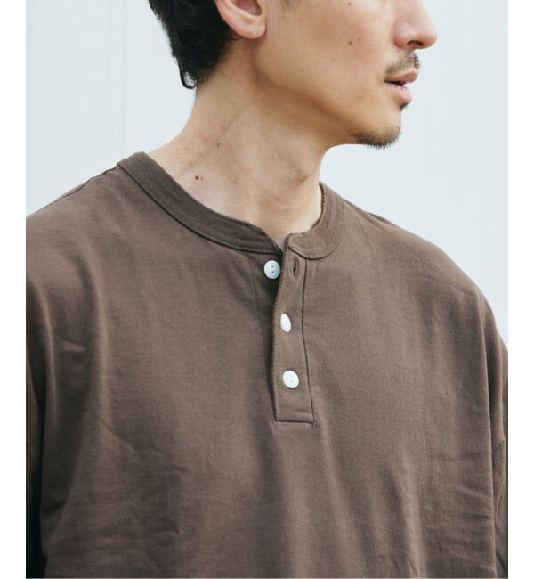 JOURNAL STANDARD「Health knit / ヘルスニット 別注 ヘンリー ネックロンT」|Tシャツ・カットソー|