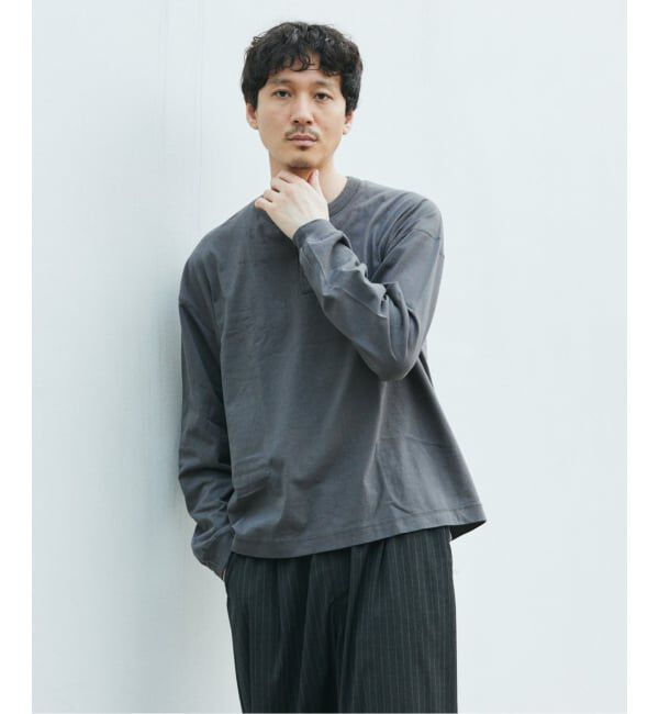 JOURNAL STANDARD「Health knit / ヘルスニット 別注 ヘンリー ネックロンT」|Tシャツ・カットソー|