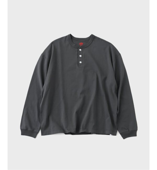 JOURNAL STANDARD「Health knit / ヘルスニット 別注 ヘンリー ネックロンT」|Tシャツ・カットソー|