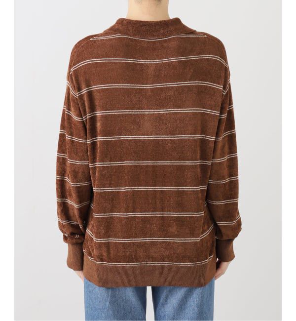 JOURNAL STANDARD「《追加2》ベロアニットロングスリーブポロシャツ」|ニット・セーター|