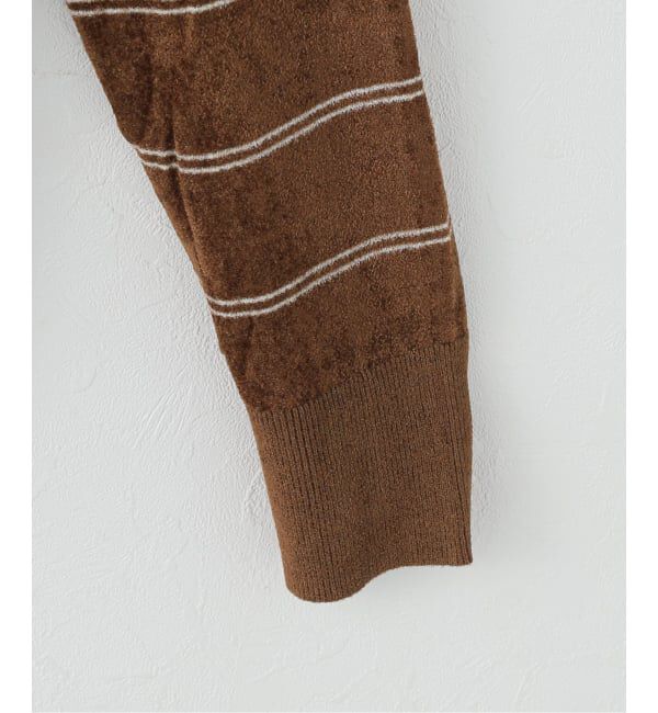 JOURNAL STANDARD「《追加2》ベロアニットロングスリーブポロシャツ」|ニット・セーター|