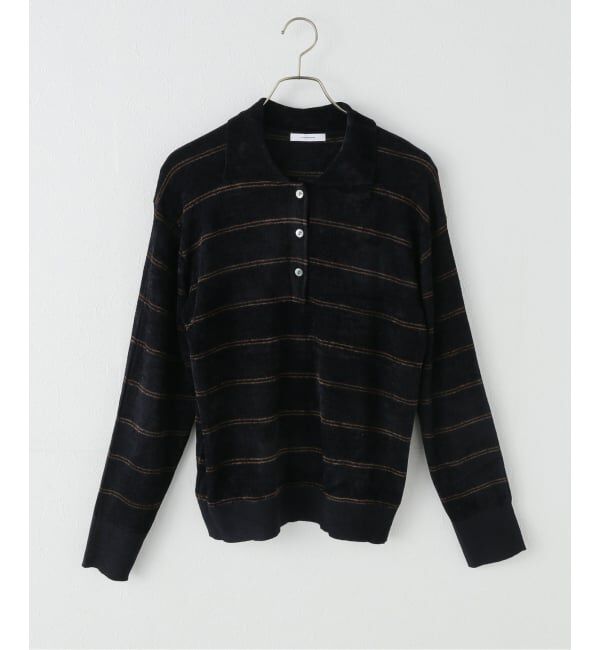 JOURNAL STANDARD「《追加2》ベロアニットロングスリーブポロシャツ」|ニット・セーター|