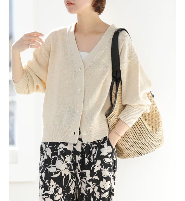 JOURNAL STANDARD relume「［26SS新作］リネンコットンVカーディガン」|カーディガン|