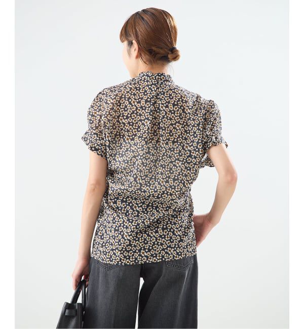 journal standard L'essage「DEVEAUXフラワー&チェック/無地タックスリーブシャツ」|シャツ・ブラウス|