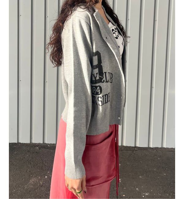 Oriens JOURNAL STANDARD「プリンテッドニットカーディガン」|カーディガン|