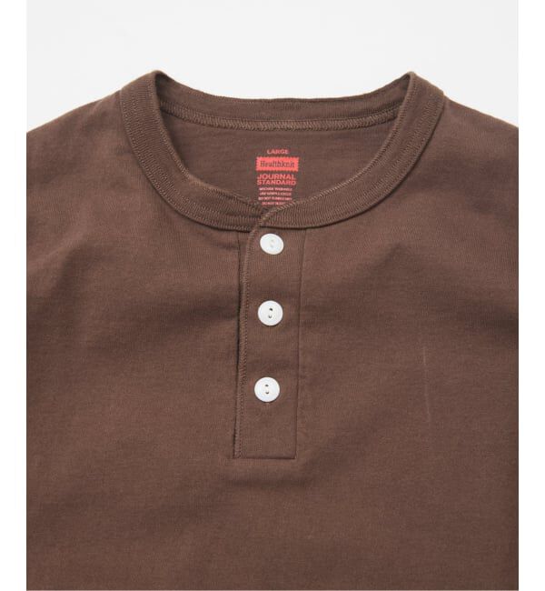 JOURNAL STANDARD「Health knit / ヘルスニット 別注 ヘンリー ネックロンT」|Tシャツ・カットソー|