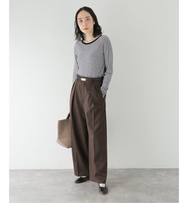 journal standard L'essage「80/-シアーフライス ロングスリーブTシャツ」|Tシャツ・カットソー|