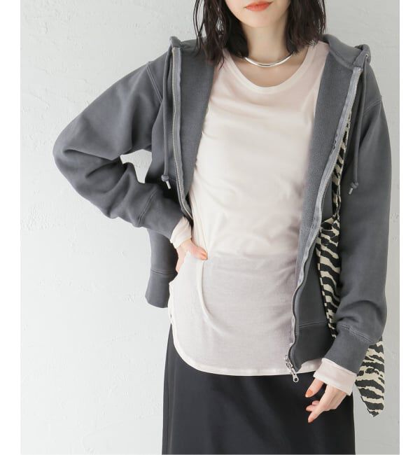 journal standard L'essage「80/-シアーフライス ロングスリーブTシャツ」|Tシャツ・カットソー|ホワイト