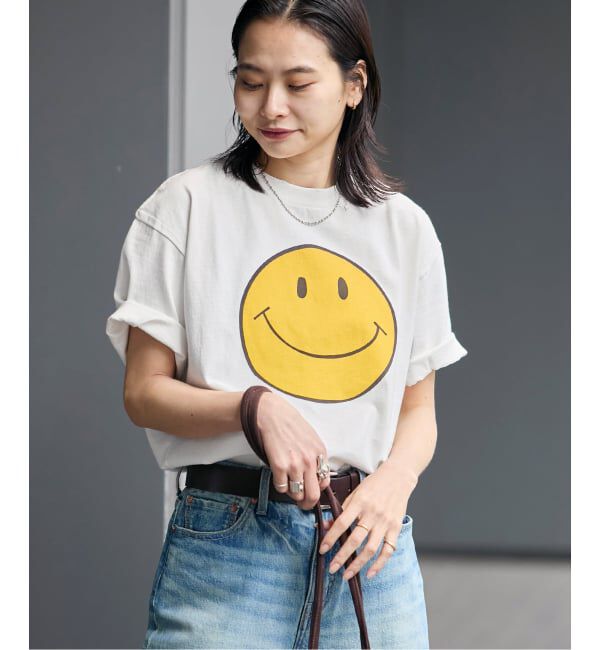 JOURNAL STANDARD「《予約》別注【HANDTEX/ハンドテックス】スマイルTEE」|Tシャツ・カットソー|