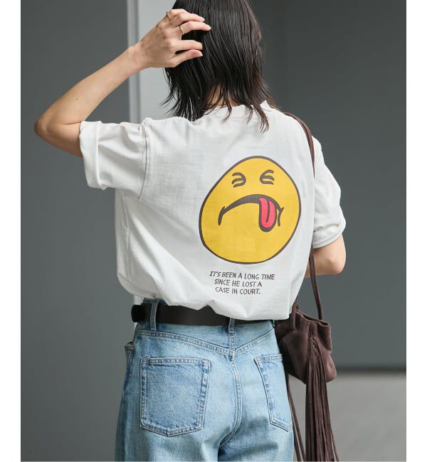 JOURNAL STANDARD「《予約》別注【HANDTEX/ハンドテックス】スマイルTEE」|Tシャツ・カットソー|