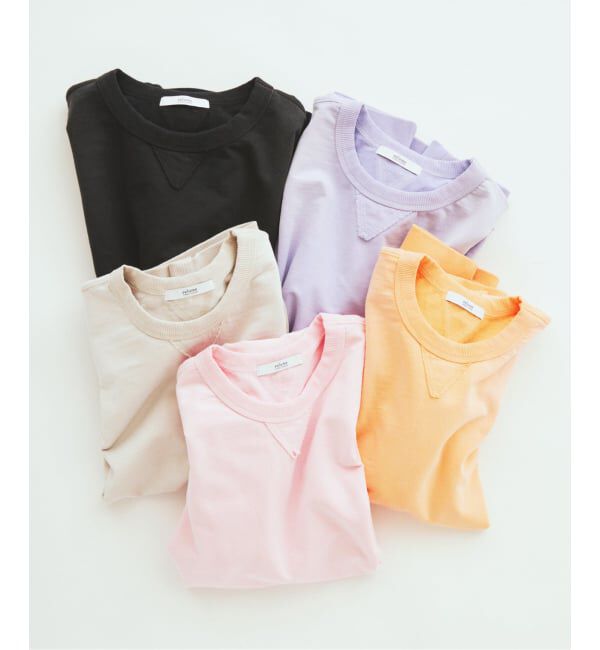 JOURNAL STANDARD relume「《予約》ラフカット ミニ裏毛 半袖スウェット」|Tシャツ・カットソー|