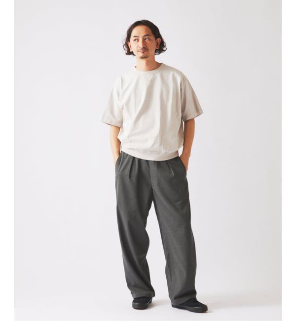 JOURNAL STANDARD relume「《予約》ラフカット ミニ裏毛 半袖スウェット」|Tシャツ・カットソー|