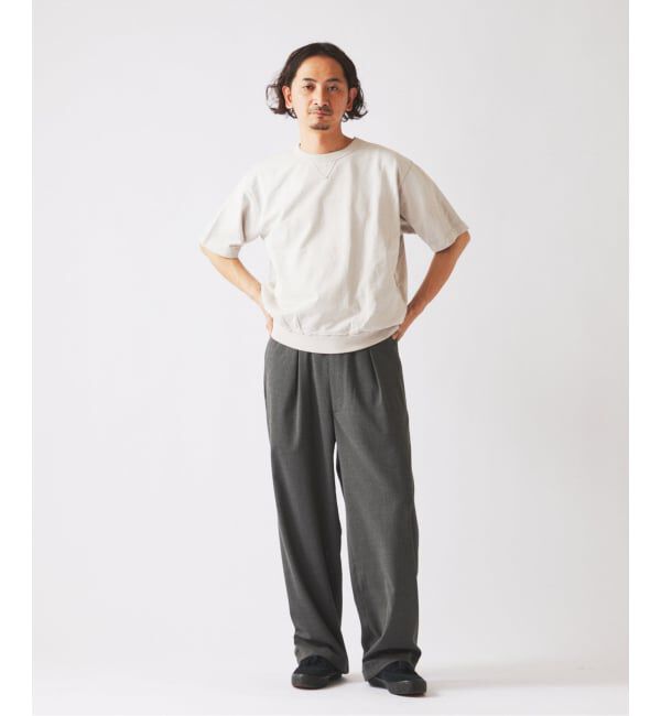 JOURNAL STANDARD relume「《予約》ラフカット ミニ裏毛 半袖スウェット」|Tシャツ・カットソー|
