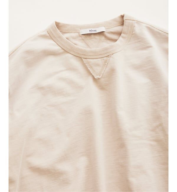 JOURNAL STANDARD relume「《予約》ラフカット ミニ裏毛 半袖スウェット」|Tシャツ・カットソー|