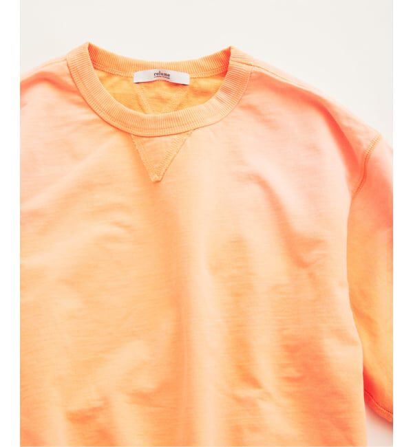 JOURNAL STANDARD relume「《予約》ラフカット ミニ裏毛 半袖スウェット」|Tシャツ・カットソー|