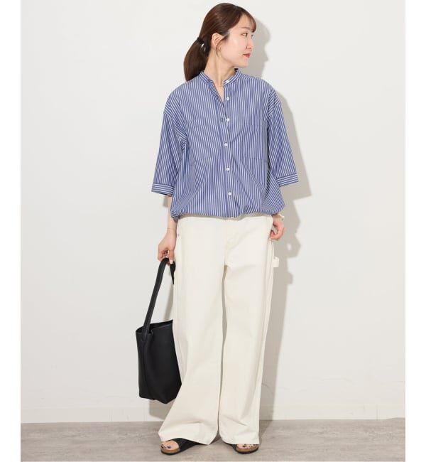 JOURNAL STANDARD relume「《追加予約 / 新色》ストライプバンドカラードロストシャツ」|シャツ・ブラウス|