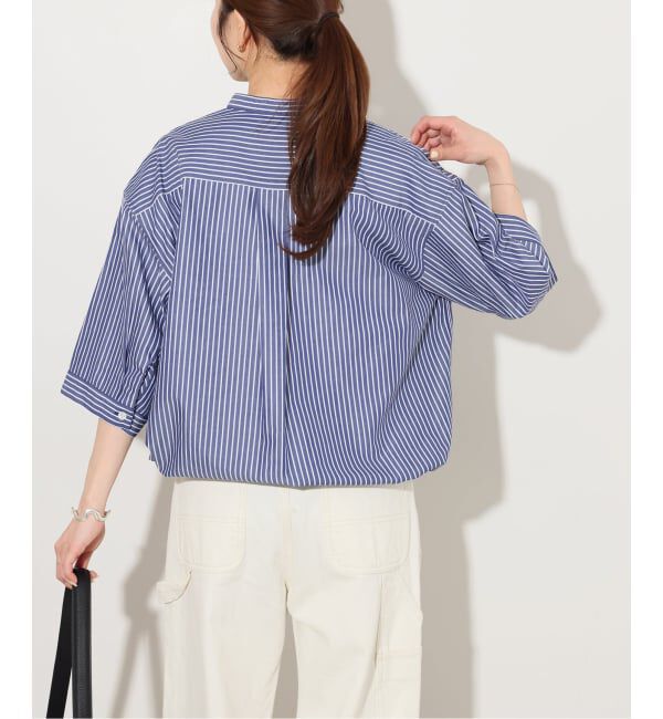 JOURNAL STANDARD relume「《追加予約 / 新色》ストライプバンドカラードロストシャツ」|シャツ・ブラウス|