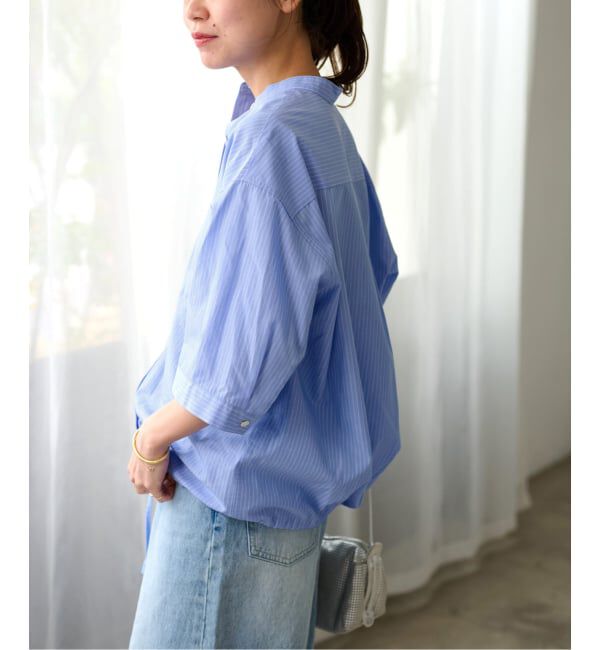 JOURNAL STANDARD relume「《追加予約 / 新色》ストライプバンドカラードロストシャツ」|シャツ・ブラウス|